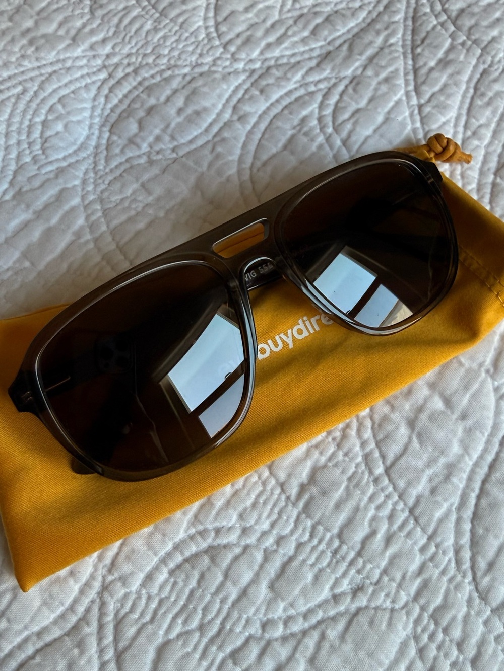 Stylish Brown Gradient Lens Women's Sunglasses